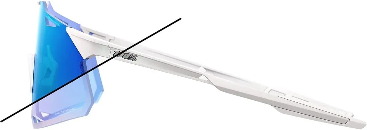 100% HyperCraft Sunglasses, Bastille LE/Pearl White Glitter, One Size