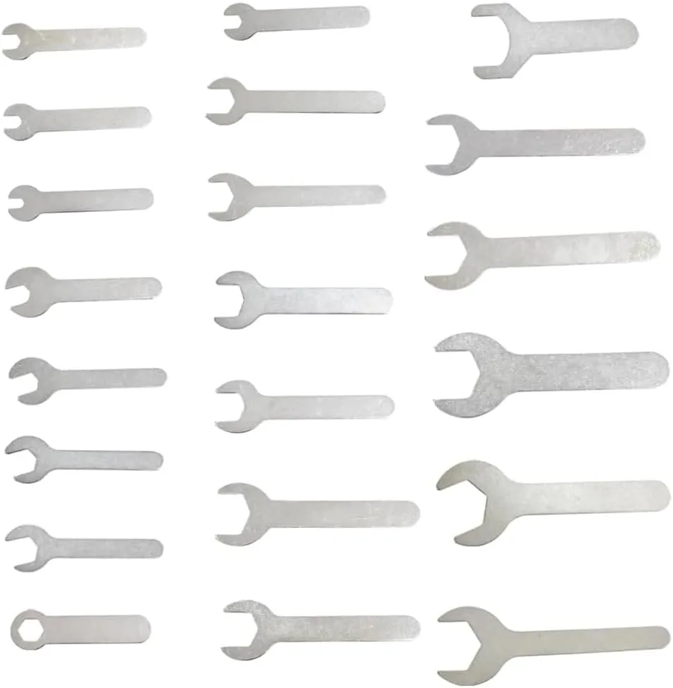 1.5-2mm Thin Brake Wrench Adjusting Offset Bolts Wrench Bicycle Tool Kit Spanner Cone Wrench Bike Cycling 4-24mm 21 Sizes
