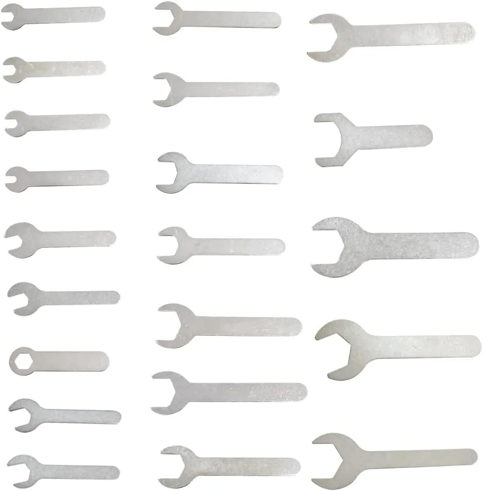 1.5-2mm Thin Brake Wrench Adjusting Offset Bolts Wrench Bicycle Tool Kit Spanner Cone Wrench Bike Cycling 4-24mm 21 Sizes