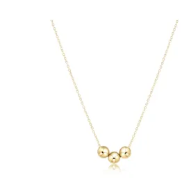 16" Necklace Gold- Joy 6mm