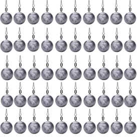 50Pcs Round Fishing Weights Sinkers Ball Fishing Weights Casting Drop Shot Sinkers Catfishing Sinkers Lead Weights Sinkers with Barrel Swivels for Saltwater Freshwater Fishing-(3.5-10g)