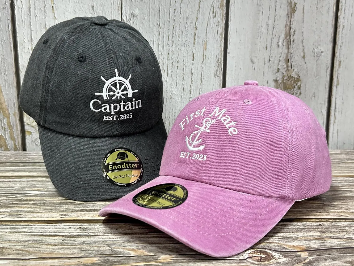 Embroidered Matching Hats Est 2025