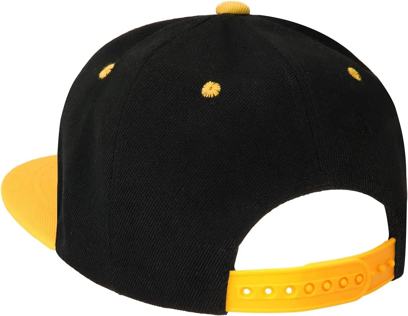 Falari Wholesale 12 Pack Snapback Hat Cap Hip Hop Style Flat Bill Blank Solid Color Adjustable Size