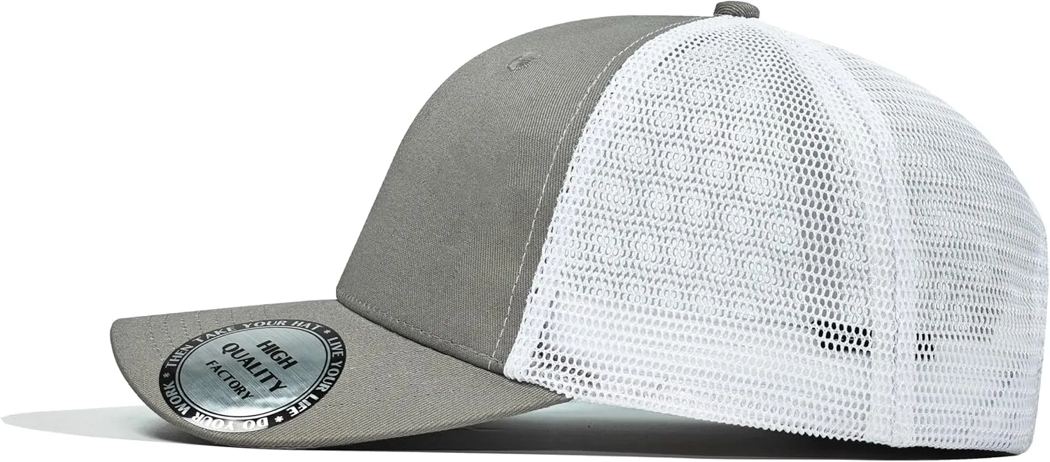 Fishing Gifts for Men Women, Funny Fish Flag Trucker Hat Baseball Cap for Fisherman Unique Stuff