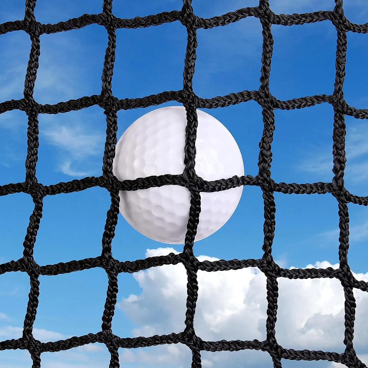 Golf Practice Net Golf Ball Hitting NettingNet Only, Heavy Duty Nylon Golf Sports Netting Barrier Nets 10x10ft/10x15ft/10x20ft/10x25ft/10x30ft/10x40ft