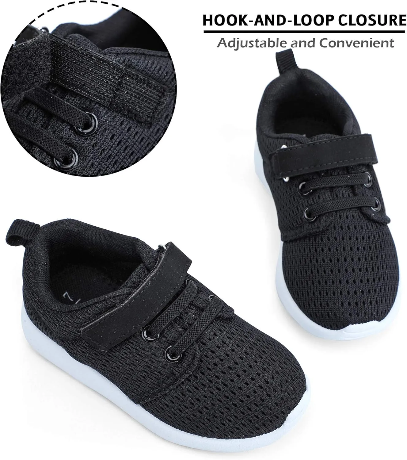 HIITAVE Toddler/Little Kid Boys Girls Shoes Running/Walking Sports Sneakers