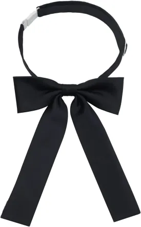 Mantieqingway Bow Ties for Women/Girls, Pre-tied Adjustable Bowties Solid Color Polyester Bow Tie for School Uniform Shirt