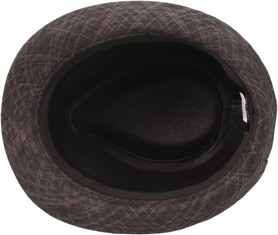 Milani Fedora Hat with Matching Band