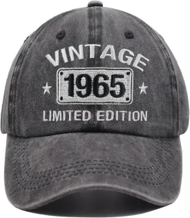Vintage 1974 1973 1972 1971 1970 1969 1968 1967 1966 1965 Limited Edition Adjustable Embroidered Baseball Cap